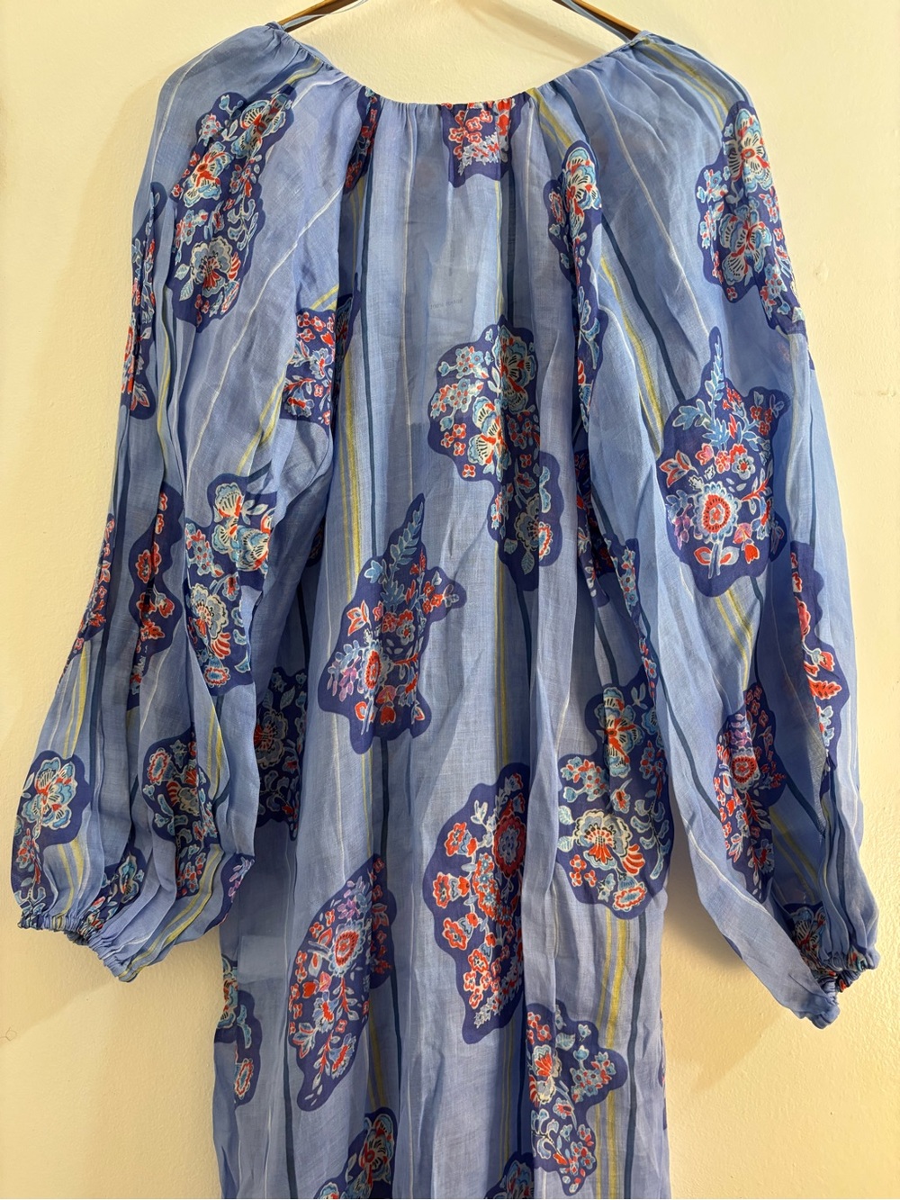 Zara ZW Collection Printed Ramie Tunic Dress, Size XS - Picture 9 of 16